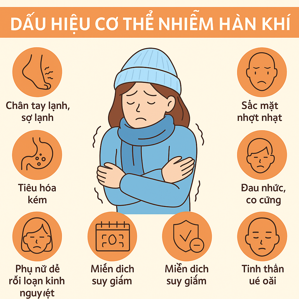 Dấu hiệu cơ thể nhiễm hàn khí và 7 cách phục hồi dương khí tự nhiên - Emma Phạm Kitchen